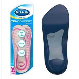 NEW DR. SCHOLL’S Tri-Comfort Insoles Women's 6-10, 1 Pair
